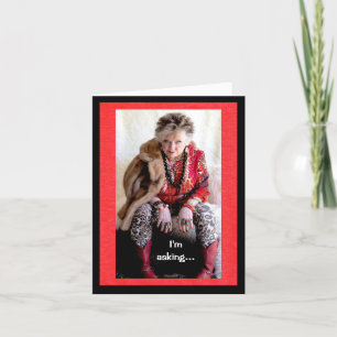 Carte Je suis curieux de rouler les yeux