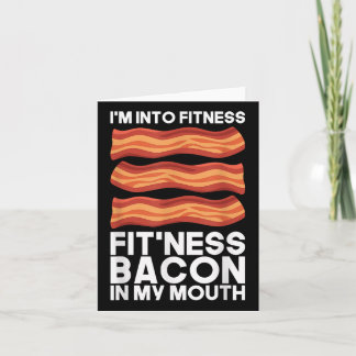Carte Je Suis Dans La Bacon De Fitness Dans Ma Bouche T