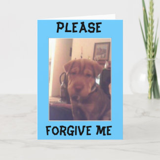 Carte Je suis désolé