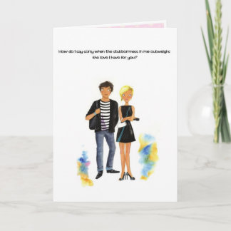 Carte Je suis désolé