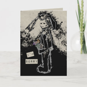 Carte je suis désolé sinibunny