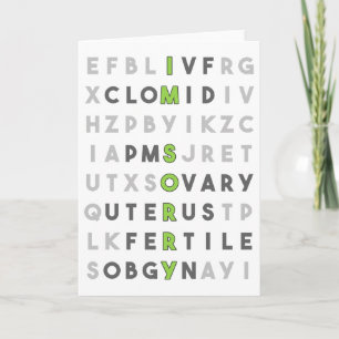 Carte Je suis désolé (vert)