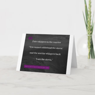 Carte Je suis la collection Storm