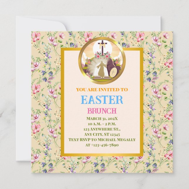 Carte Je suis la résurrection et la vie (Devant)