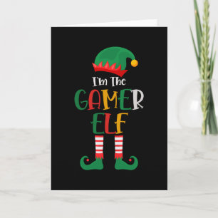 Carte Je Suis Le Joueur Elf Qui Correspond À Noël