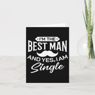 Carte Je suis le meilleur homme Mariage Groomsmen Funny