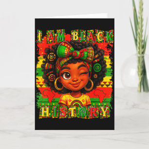 Carte Je suis le Mois de l'histoire des Noirs Fierté noi