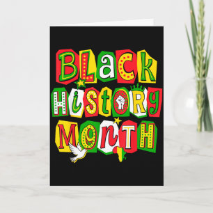 Carte Je suis le Mois de l'histoire des Noirs les hommes