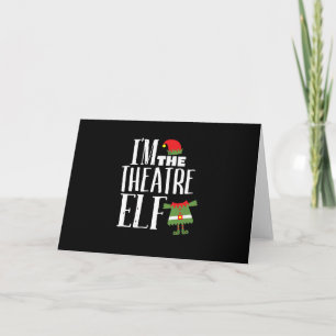 Carte Je suis l'équipage de comédienne elf correspondant