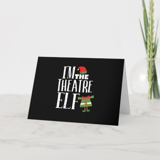 Carte Je suis l'équipage de comédienne elf correspondant (Devant)