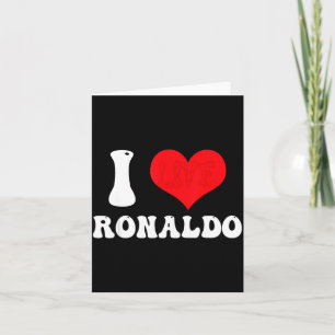 Carte Je Suis Les Prénoms De Ronaldo Groovy D Saint-Vale
