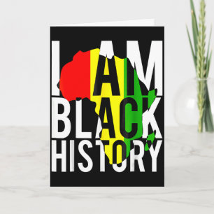 Carte Je suis l'histoire noire Mois de l'histoire des No