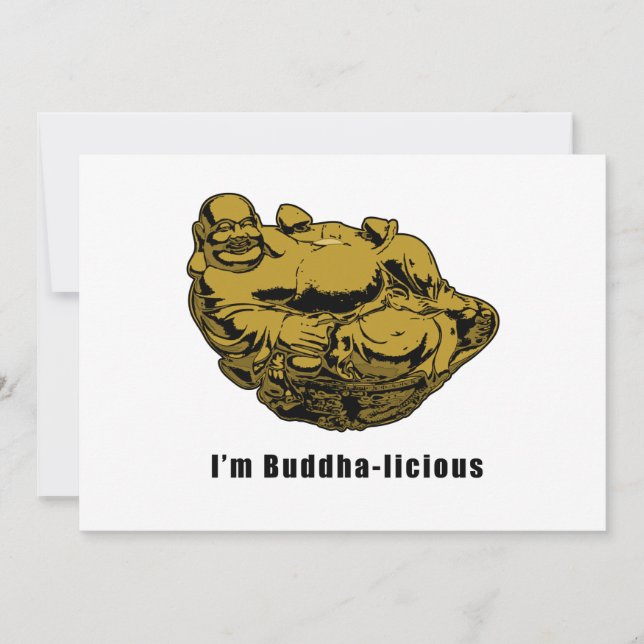 Carte Je suis licieux de Bouddha (Devant)