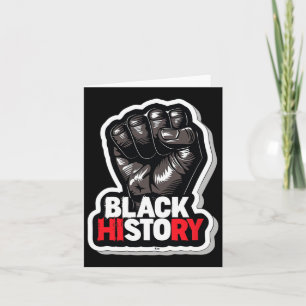 Carte Je Suis Noir Histoire Mois African Pride Black Poi