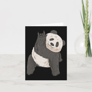 Carte Je suis Panda Asl geste de la main Perte auditive 