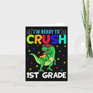 Carte Je Suis Prêt À Écraser Le Dinosaure Rex De 1Ème An
