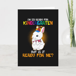 Carte Je suis prêt pour la maternelle