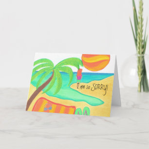 Carte Je suis si DÉSOLÉ !