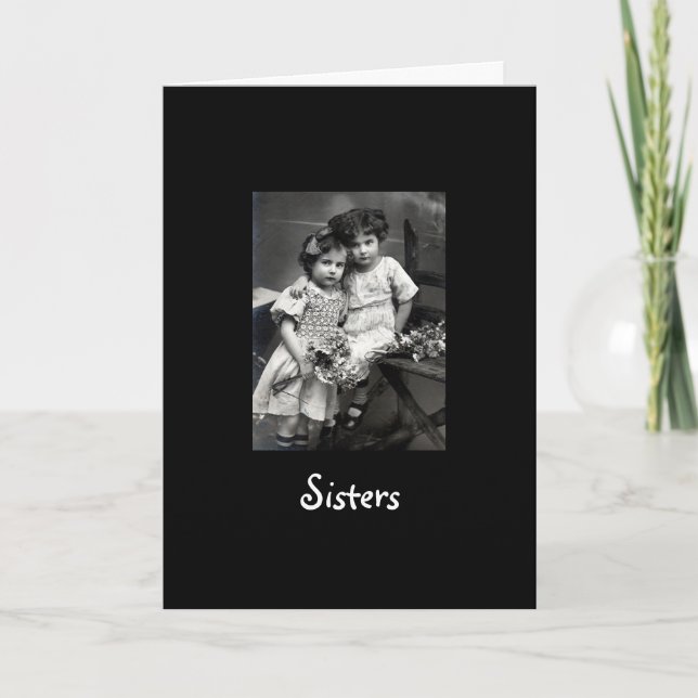 Carte Je suis si heureux vous êtes ma soeur (Devant)