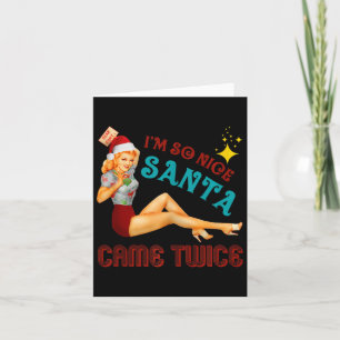 Carte Je-suis-si-nice-père-noël-est-venu-deux-fois Sale 