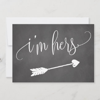 Carte Je suis son signe Mariage