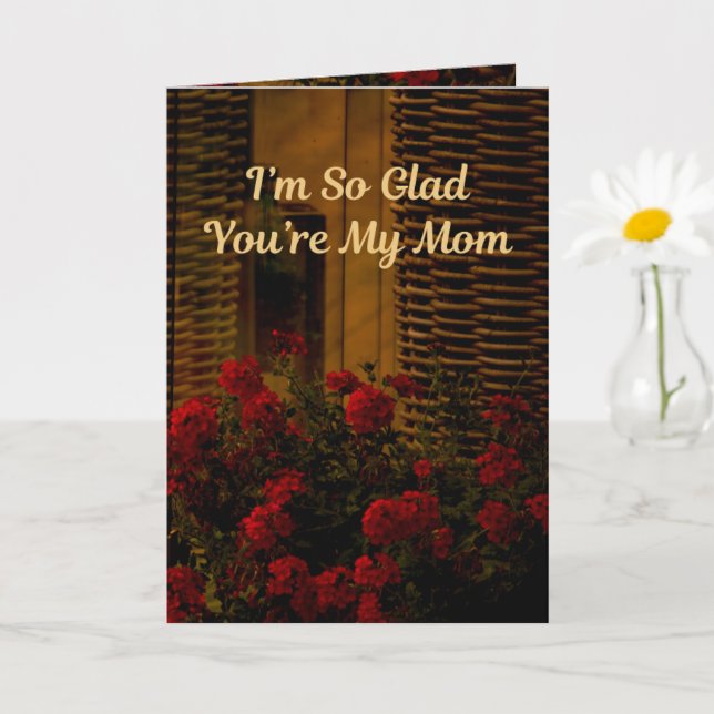 Carte Je suis tellement content que tu sois ma maman (Pr (Petite plante)