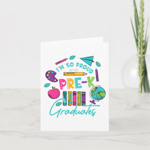 Carte Je Suis Tellement Fier De Mes Diplômés D'Études Pr