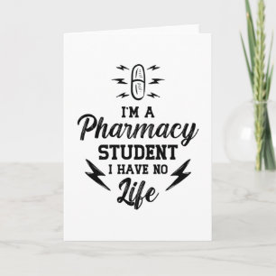 Carte Je suis un étudiant en pharmacie Pharmacy Pharmacy