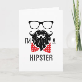 Carte Je suis un Hipster