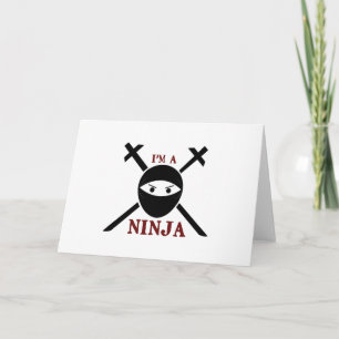 Carte Je Suis Un Ninja