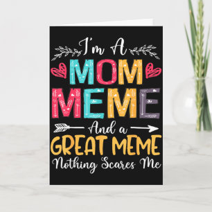 Carte Je suis une maman mème super mème bonne fête des m