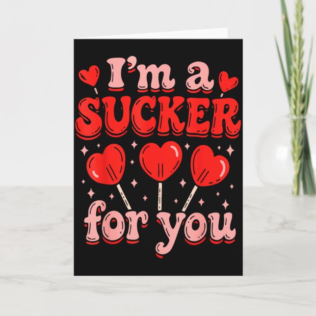Carte Je Suis Une Poire Pour Vous Candy Heart Love Happy (Devant)