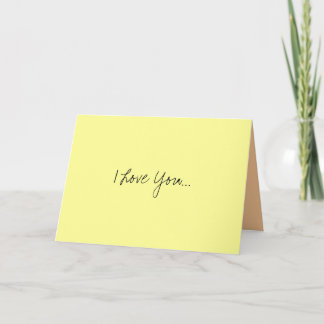 Carte Je T'Aime...