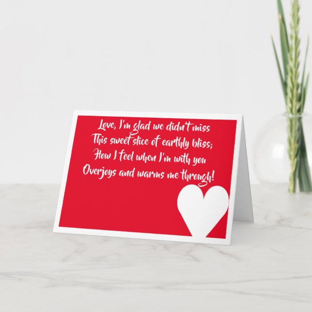 carte je t'aime (Devant)