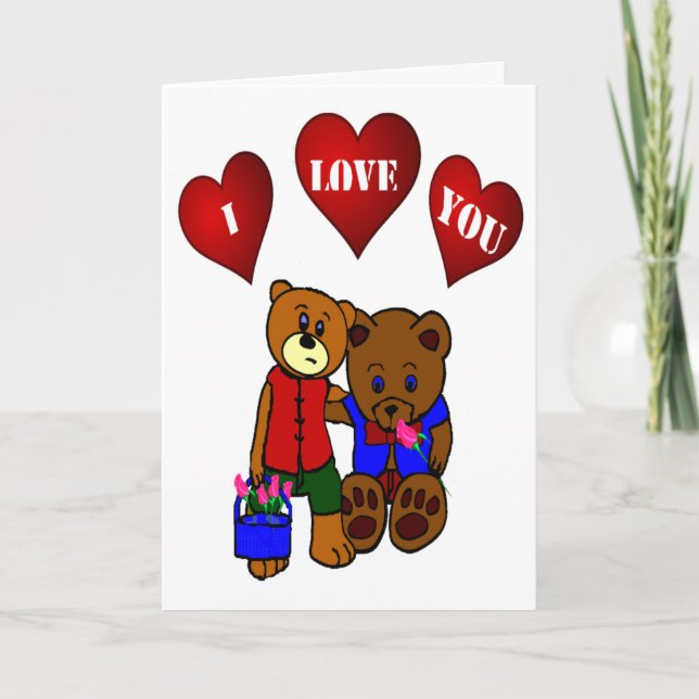 CARTE JE T'AIME (Devant)