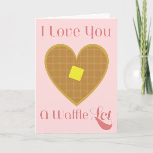 Carte Je t'aime beaucoup pour la Saint-Valentin en forme