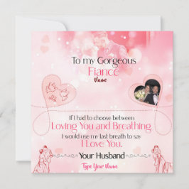 Carte Je t'aime Cadeau pour elle