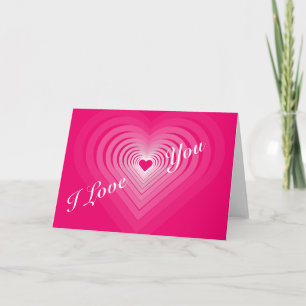 Carte Je T'Aime Carton Heureuse Sainte-Valentin Mon Amou