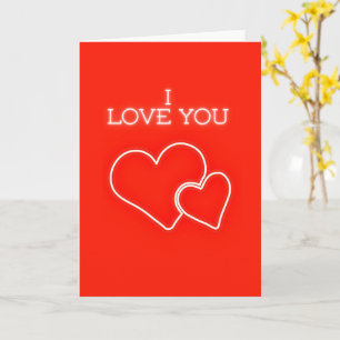 Carte Je t'aime Classique Amour Romantique