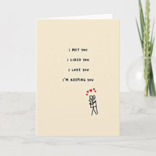 Carte Je T'Aime Et Je Te Garde