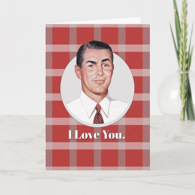 Carte Je T'Aime. ..et pas seulement parce que je dois (Devant)