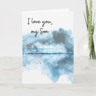 Carte Je t'aime fils
