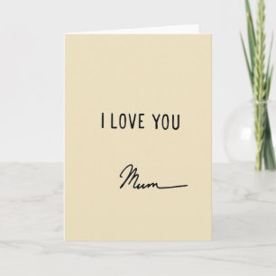 Carte Je T'Aime Maman