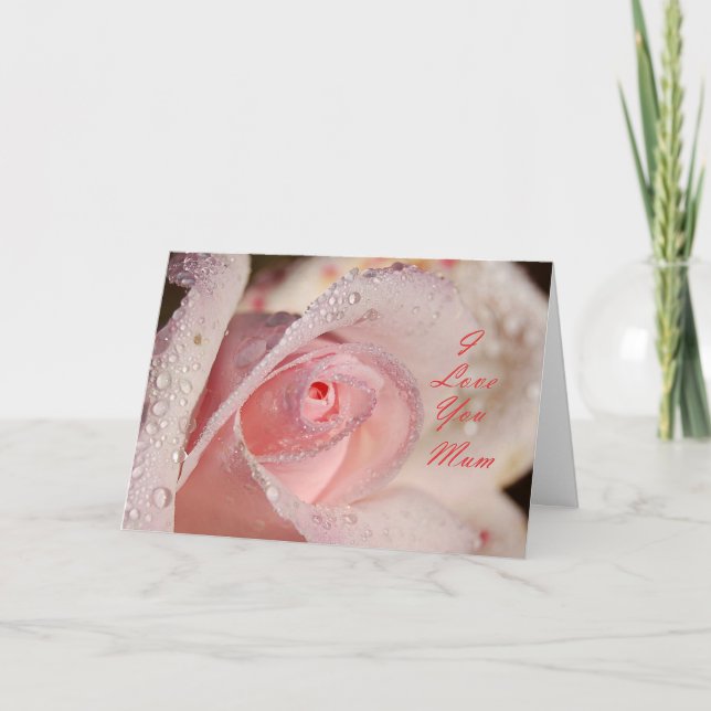 Carte Je T'Aime Maman (Devant)