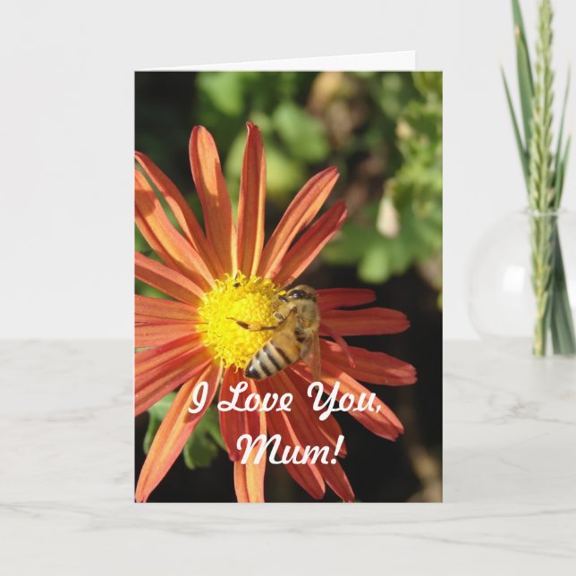 Carte Je T'Aime, Maman, Fête Des Mères (Devant)