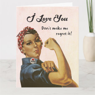 Carte Je t'aime, ne me fais pas le regretter