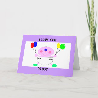 Carte Je T'Aime, Papa