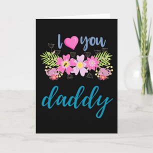 Carte Je t'aime papa