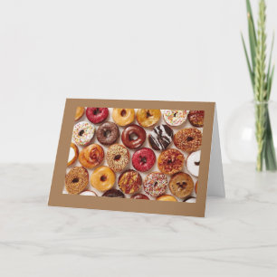 CARTE JE T'AIME **PLUS QUE DES DONUTS** ANNIVERSAIRE