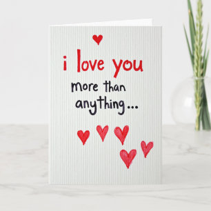 Carte Je t'aime plus que tout